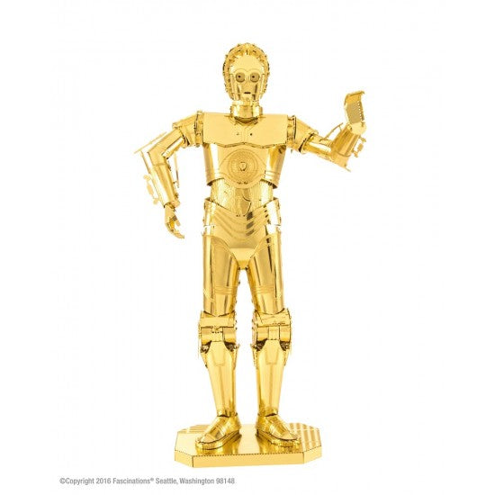 Metal Earth MMS270 Star Wars C-3PO (Gold)
