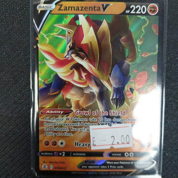 018/025 Zamazenta V Holofoil Celebrations (Ungraded)
