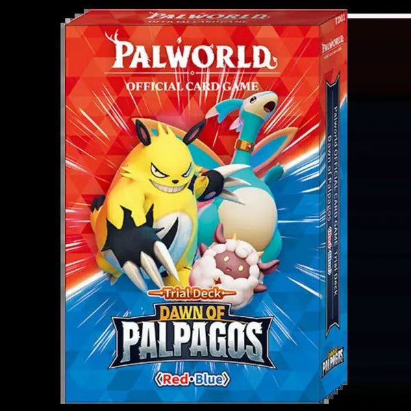 Palworld Official Card Game - Dawn of Palpagos - Red - Blue Trial Deck
