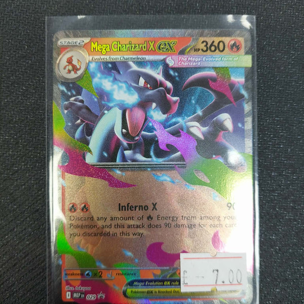 029 Mega Charizard x Ex Holofoil Mega Evolution Promo (Ungraded)