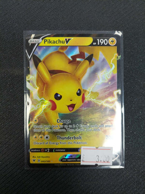 043/185 Pikachu Holofoil Battle Academy 2022 (Ungraded)