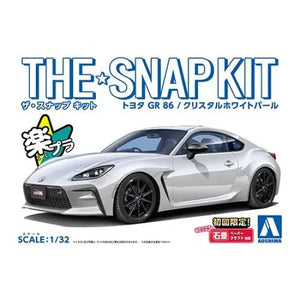 06460 Aoshima Toyota GR86 White Pearl