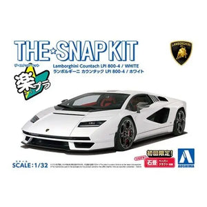 06539 Aoshima Lamborghini Countach LPI 800-4 White