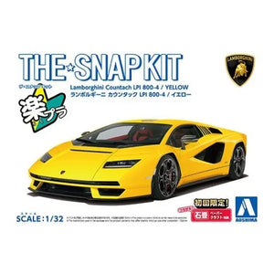 06541 Aoshima Lamborghini Countach LPI 800-4 Yellow