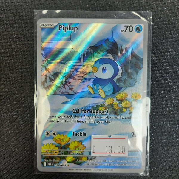 098/094 Piplup Holofoil ME02 Phantasmal Flames Illustration Rare (Ungraded)