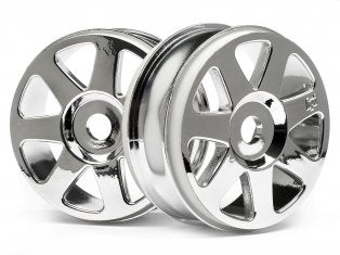 103679 HPI V7 WHEEL CHROME (42X83MM/2PCS)