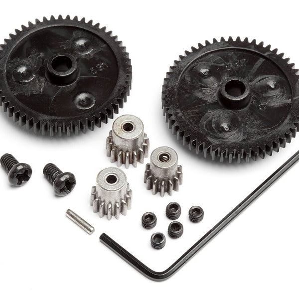 105521 HPI RACING SPUR GEAR SET (2PCS)/PINION GEAR SET (3PCS)