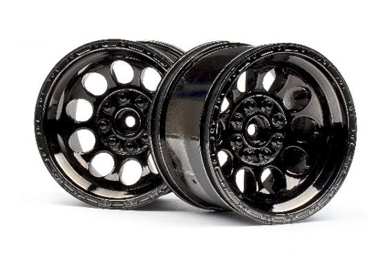 HPI115268 HPI Racing Bullet St Wheels Black Chrome (Pr)