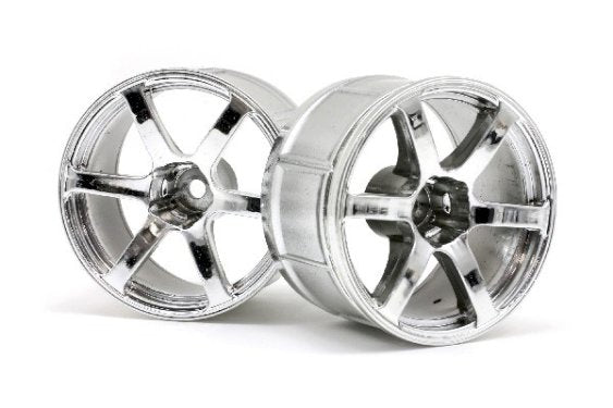 33467 HPI Racing Lp35 Wheel Yokohama Avs Model T6 Chrome (2Pcs)
