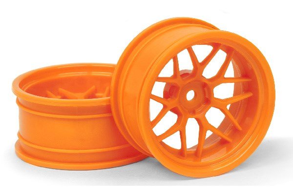 HPI120251 HPI Racing TECH 7 WHEEL ORANGE (9MM/2PCS)
