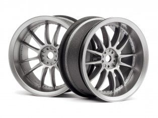 HPI120151 HPI WORK XSA 02C WHEEL 26MM LIGHT GUNMENTAL (3MM/2PCS)