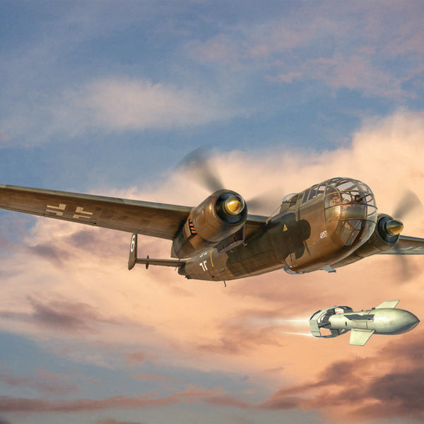 1488 ITALERI Dornier Do 217 K-1/K-2 with Fritz X Guided Bombs