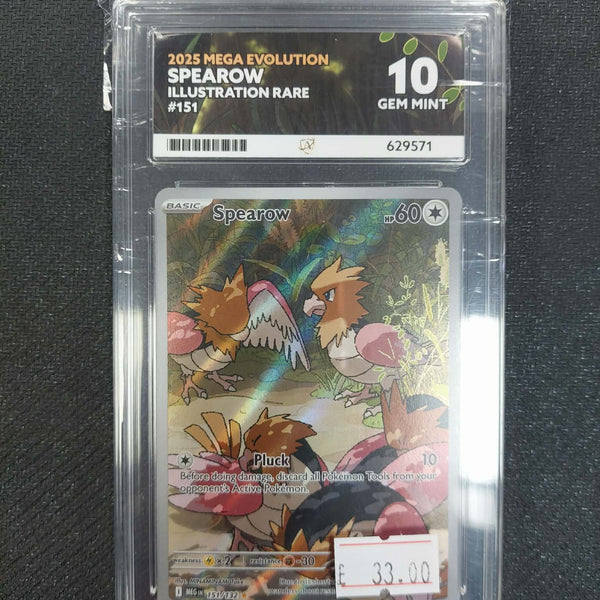 151/132 2025 Mega Evolution Spearow Illustration Rare
