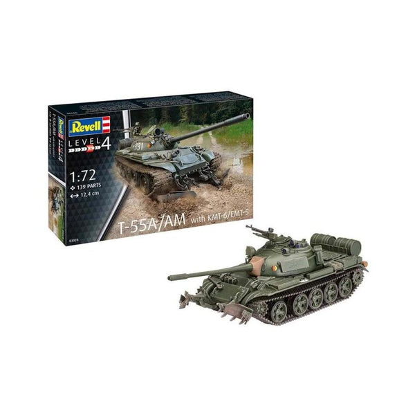 RV03328 Revell T-55A/AM with KMT-6/EMT-5
