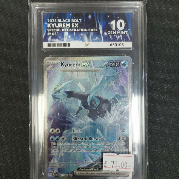 165/086 2025 Black Bolt Kyurem EX Special Illustration Rare