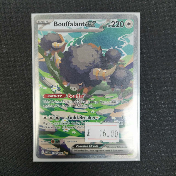 170/086 Bouffalant EX Holofoil SV White Flare Special Illustration (Ungraded)