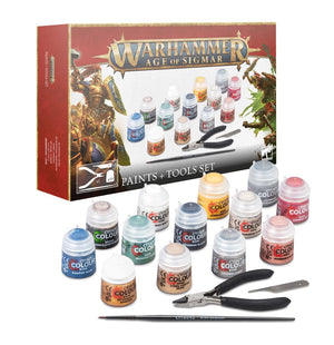 80-17 - WARHAMMER AGE OF SIGMAR: PAINT + TOOLS SET