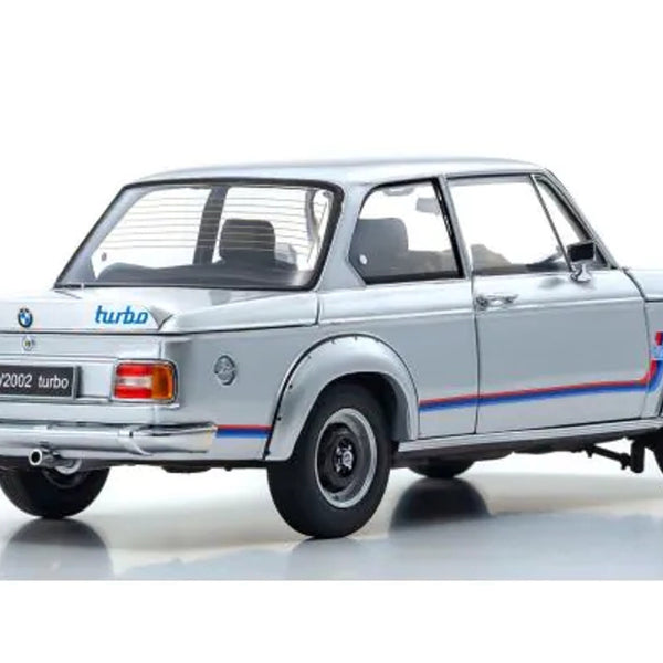 KS08544S Kyosho BMW 2002 Turbo 1974 Silver model car 1/18
