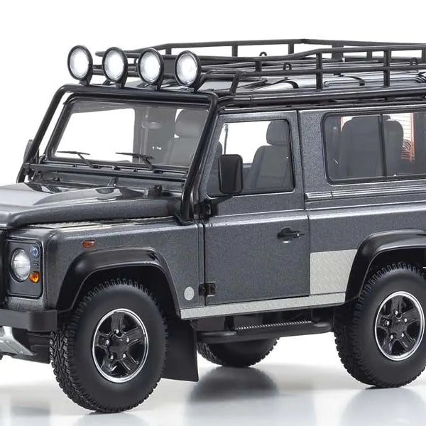 KS08901TR KYOSHO ORIGINAL 1/18 scale Land Rover Defender 90 (Gray)