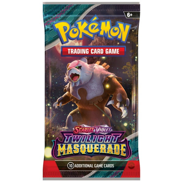POK85340 Pokémon TCG: Scarlet & Violet Twilight Masquerade Booster Packs
