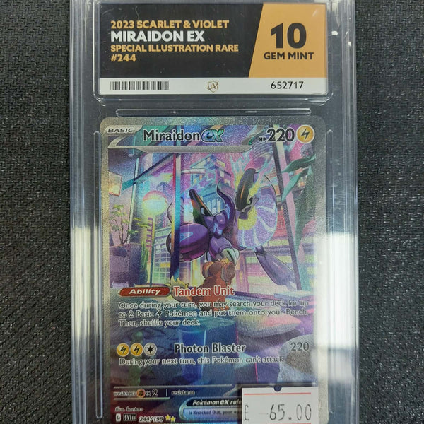 244/198 2023 Scarlet & Violet Miraidon EX Special Illustration Rare