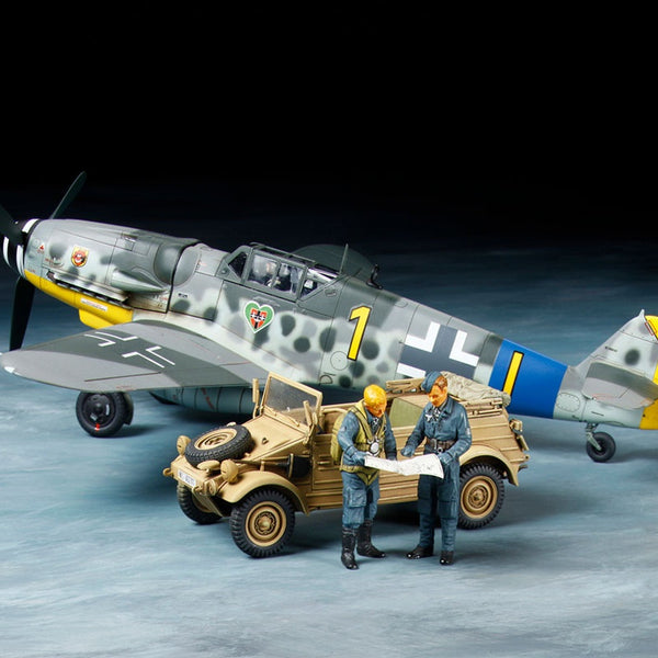 25204 TAMIYA 1/48 Bf109 G-6 & Kubelwagen 82