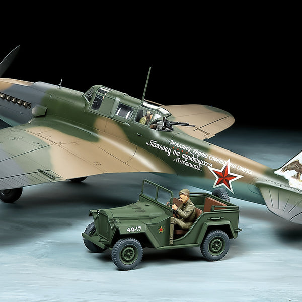 25212 TAMIYA 1/48 IL-2 & GAZ-67B