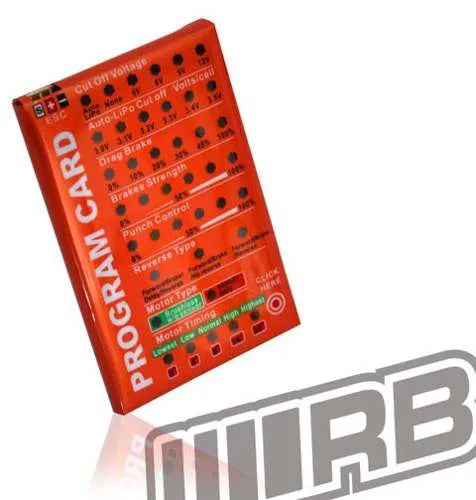 02011-011 RB Programming Card - Modeltune