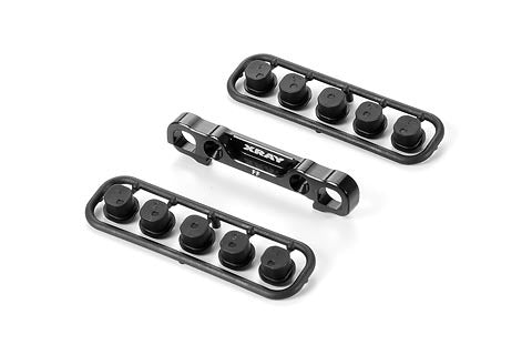 352323 XRAY Alu Front Lower Suspension Holder 0 F 0 Square Adj. Roll-C - V2