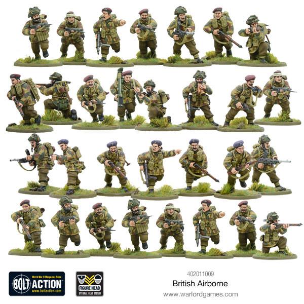Bolt Action British Airborne WWII Allied Paratroopers 402011009