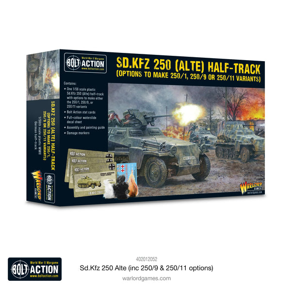 Bolt Action Sd.Kfz 250 Alte (Options For 250/1, 250/9 & 250/11 Variants) 402012052