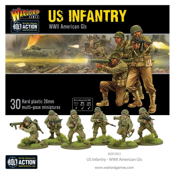 Bolt Action US Infantry - WW2 American GIs 402013012