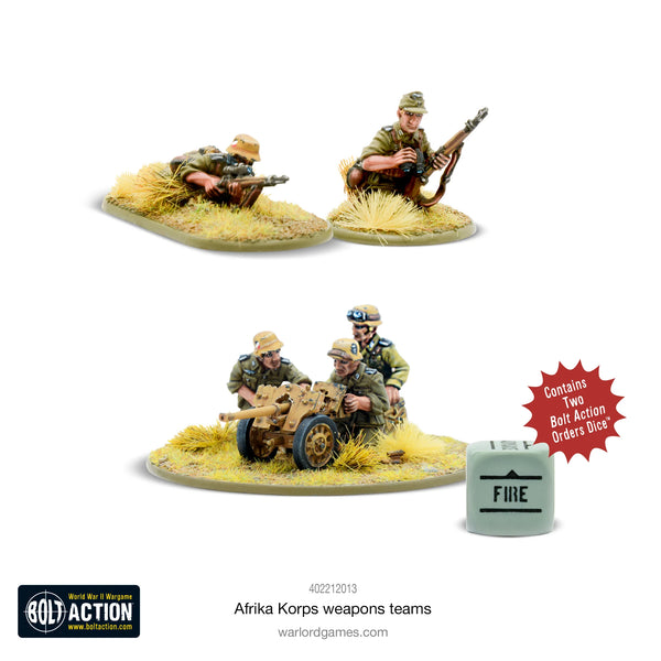 Bolt Action Afrika Korps Weapons Teams 402212013