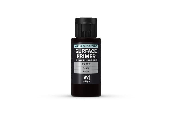 73.602 Vallejo Primer acrylic-polyurethane 60ml. black