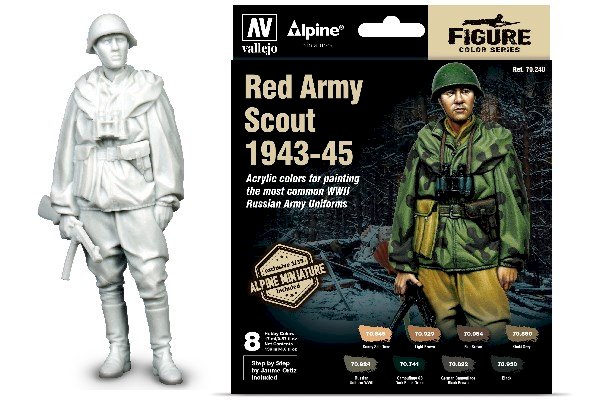 70.248 Vallejo Red Army Scout 1943-45, 8 colors
