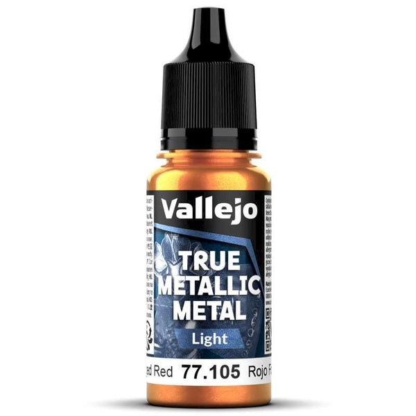 77105 Vallejo True Metallic Light Forged Red 18ml