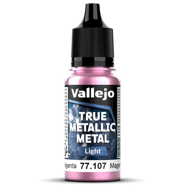 77107 Vallejo True Metallic Light Crimson Magenta 18ml