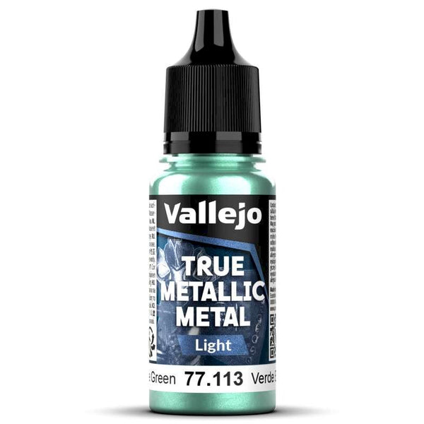 77113 Vallejo True Metallic Light Beetle Green 18ml