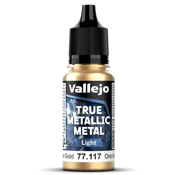 77117 Vallejo True Metallic Light Arcane Gold 18ml