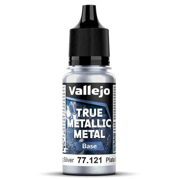 77121 Vallejo True Metallic Base Sterling Silver 18ml