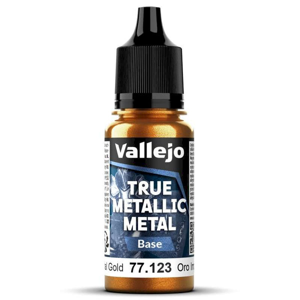 77123 Vallejo True Metallic Base Imperial Gold 18ml