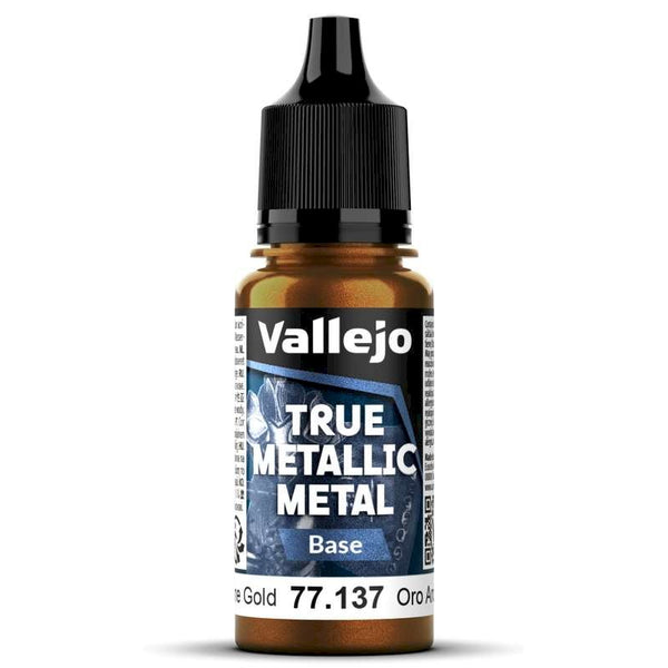 77137 Vallejo True Metallic Base Arcane Gold 18ml