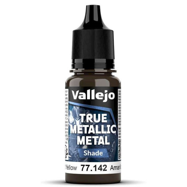 77142 Vallejo True Metallic Shade Radiant Yellow 18ml