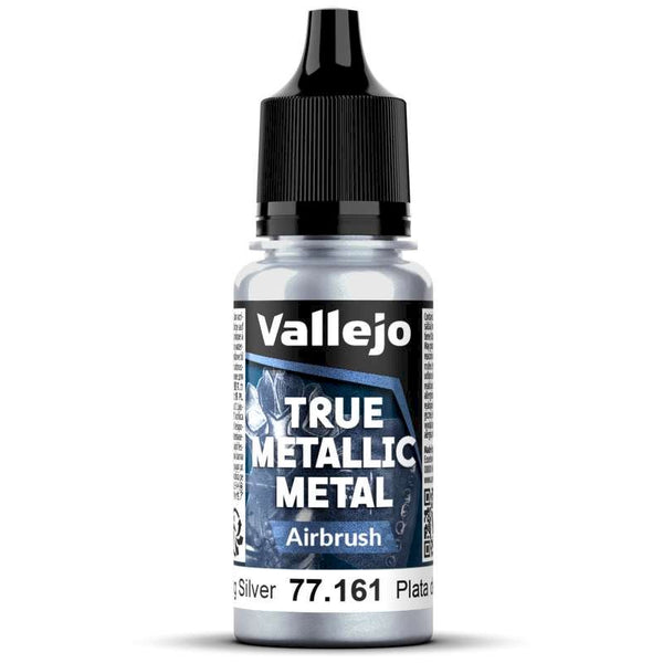 77161 Vallejo True Metallic Airbrush Sterling Silver 18ml