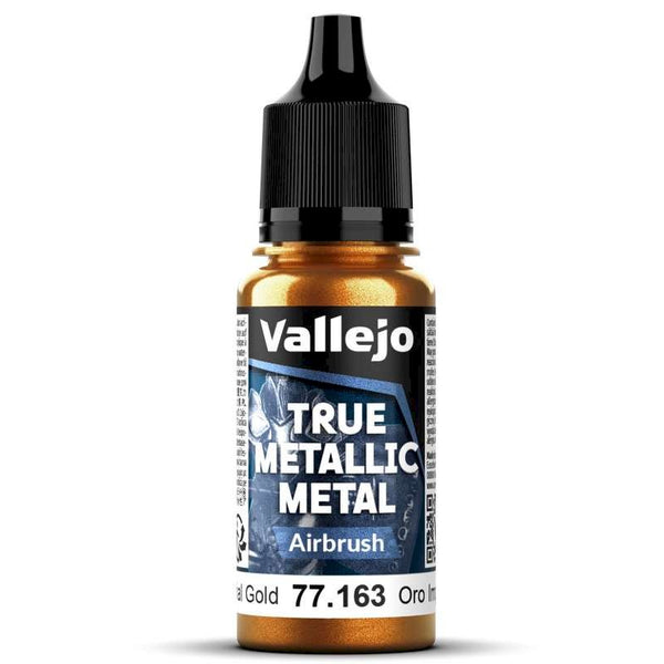 77163 Vallejo True Metallic Airbrush Imperial Gold 18ml