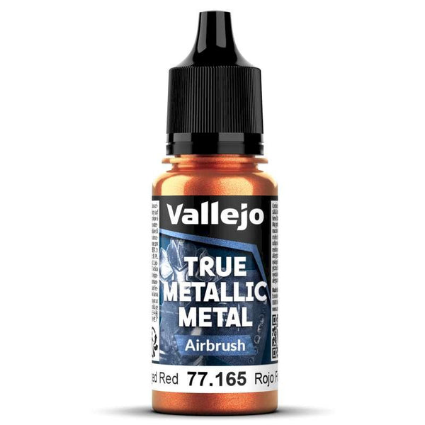 77165 Vallejo True Metallic Airbrush Forged Red 18ml