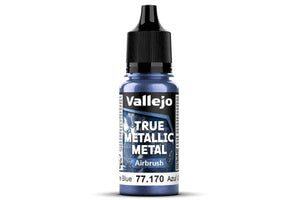77170 Vallejo True Metallic Airbrush Ultramarine Blue 18ml