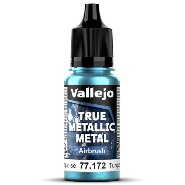 77172 Vallejo True Metallic Airbrush Hydra Turquoise 18ml