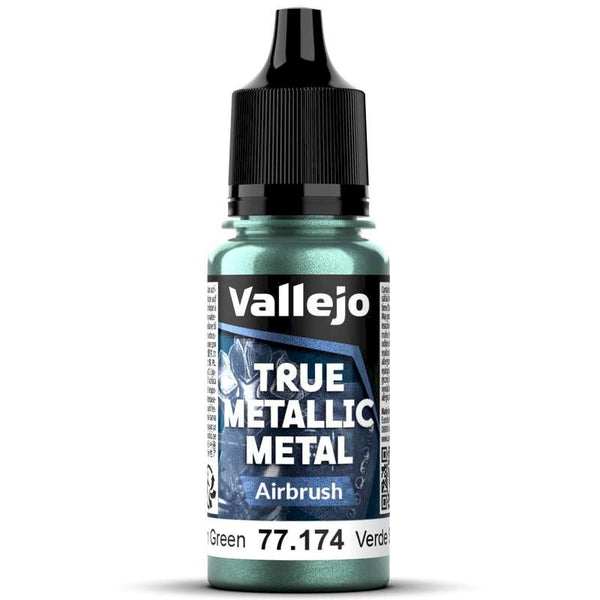 77174 Vallejo True Metallic Airbrush Dusken Green 18ml
