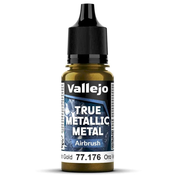 77176 Vallejo True Metallic Airbrushl Greenish Gold 18ml
